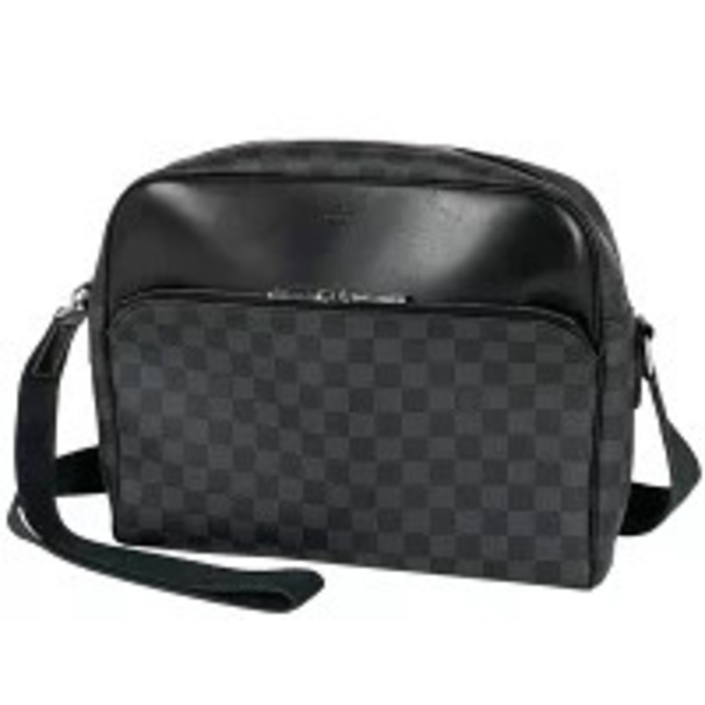 Louis Vuitton Dayton Shoulder Bag Damier Graphite Black